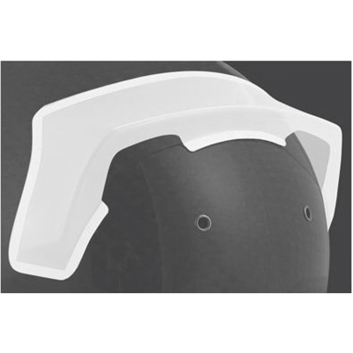 Bell rear spoiler shown fitted to the rear of a helmet