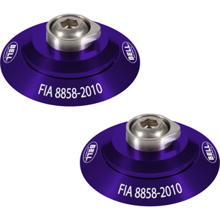 Purple Bell HANS clip set
