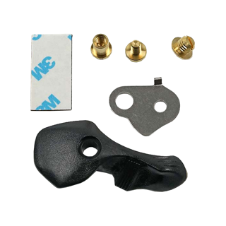 Arai GP-6 visor lock kit components on a white background