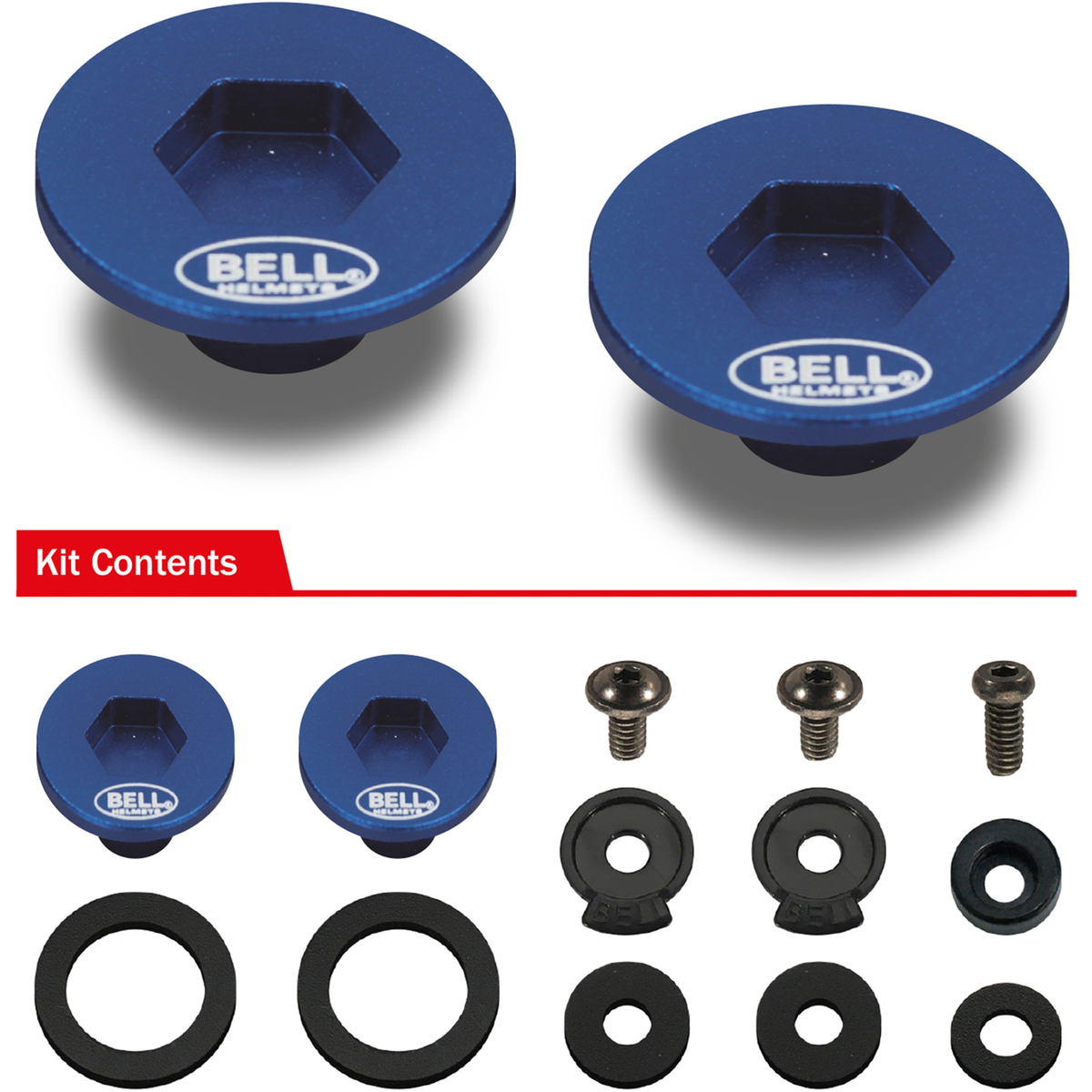 Blue Bell visor pivot kit and components