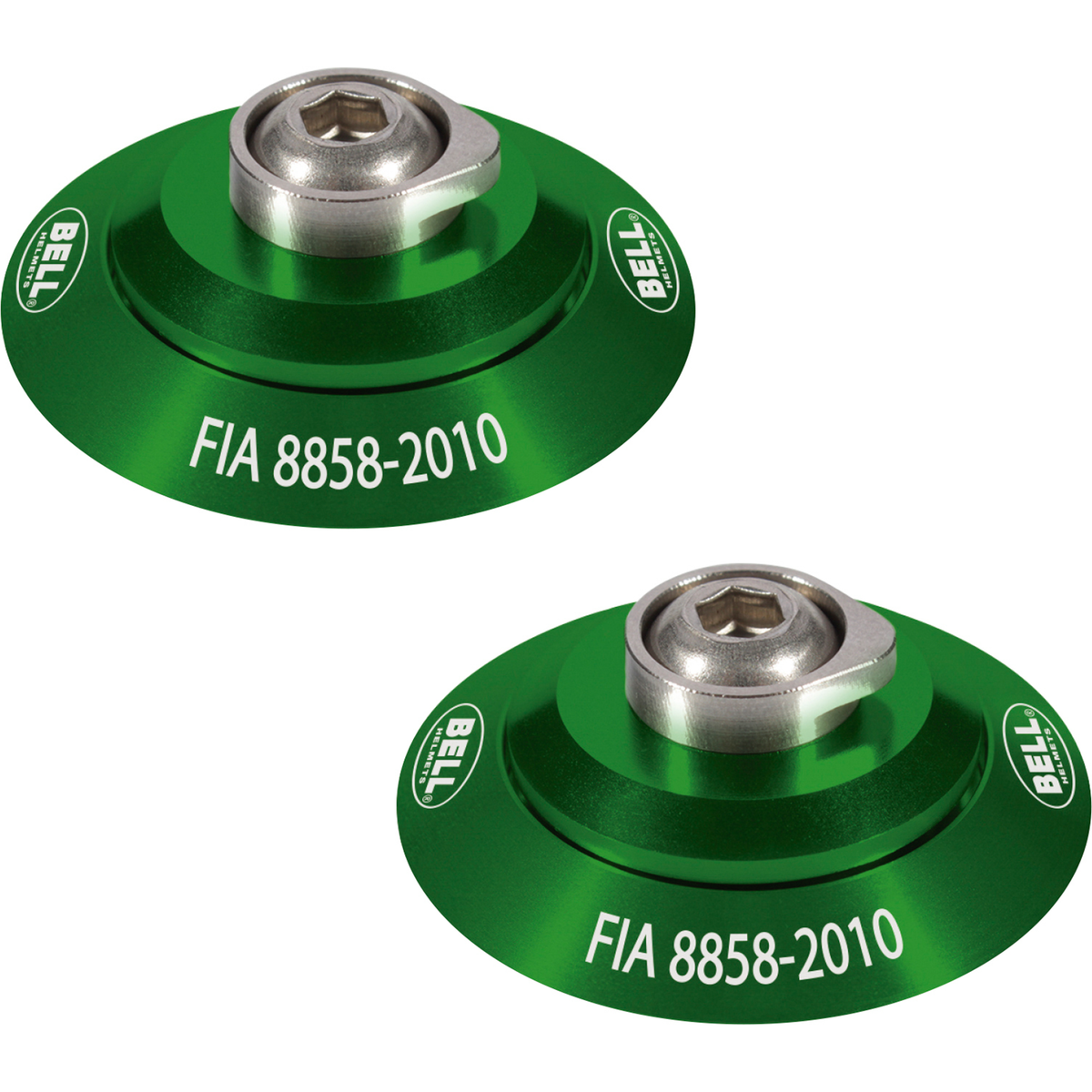 Green Bell HANS clip set